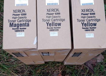 Używany, Toner Xerox 6360 yellow na sprzedaż  Warszawa