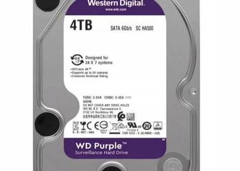 Używany, Dysk twardy 4TB do rejestratorów NVR WD Purple na sprzedaż  Wrocław