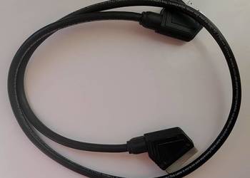 Używany, Przewód EURO-EURO SCART 21 pin 1.2 m kabel 1,2 m na sprzedaż  Legnica
