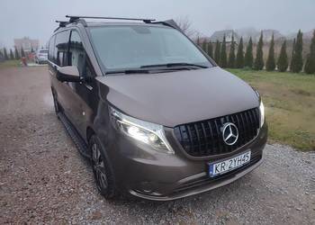 Używany, Mercedes-Benz Vito 4X4, 190 Koni, Skóry, 9 miejsc, el. klapa, kamera cofani na sprzedaż  Kraków