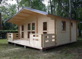 Drewniany domek letniskowy WEEK I 25 + 8 m², używany na sprzedaż  Mrągowo