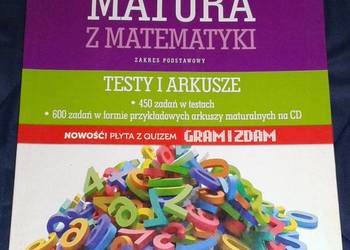 Obowiązkowa matura z matematyki. Zakres podstaw. Matura 2012 na sprzedaż  Chełm