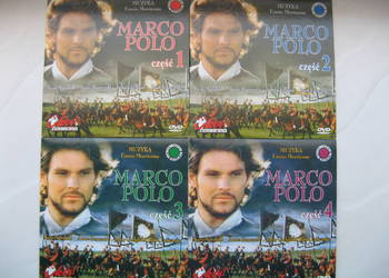 Marco Polo, 4 płyty DVD, 450 minut, polski lektor na sprzedaż  Poznań