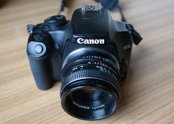APARAT CANON EOS 1000 D + OBIEKTYW 1.8/50 FAJNY STAN na sprzedaż  Warszawa