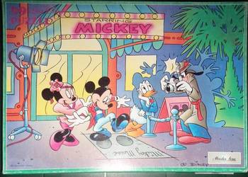 stare puzzle PRL Kaczor Donald Myszka Starring Mickey, 1983 na sprzedaż  Rzeszów