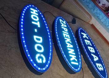 Reklama świetlna LED kebab zapiekanki hot dog na sprzedaż  Gdańsk