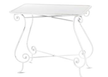 biały stylowy dekoracyjny stolik stół prowansalski vintage na sprzedaż  Limanowa