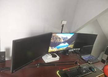Biurko gamingowe Led pilot 180x81x76 grubość x18mm na sprzedaż  Inczew