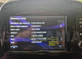 Mapa RENAULT R-LINK TOMTOM KARTA 2024/2025 NAJNOWSZA EUROPA na sprzedaż  Łódź