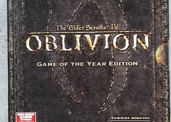 Używany, The Elder Scrolls IV Oblivion PC PL GOTY Game of the Year Edition na sprzedaż  Koszalin