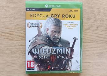 Używany, Wiedźmin 3 Dziki Gon - Edycja Gry Roku GOTY PL XBox One na sprzedaż  Gdańsk