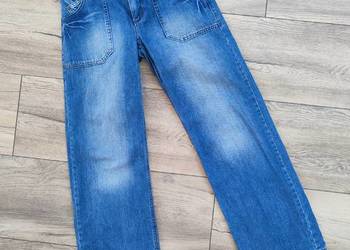 Spodnie Jeansowe Vintage Szerokie Nogawki Dzwony 36 38 80 90 na sprzedaż  Jasło