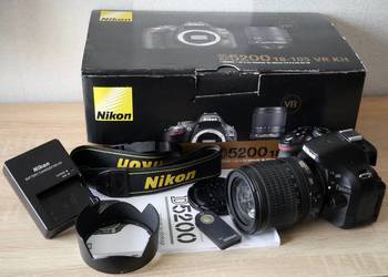 Używany, Aparat Nikon D5200 stan bardzo dobry na sprzedaż  Gliwice