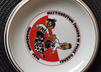 Stary talerz porcelana Bogucice MŚ Monachium 1974 design PRL na sprzedaż  Siemianowice Śląskie