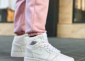 Buty ! Nike Air Jordan 1 High retro full white na sprzedaż  Warszawa