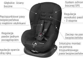 Maxi Cosi Priori SPS (9-18kg) Bezpieczny fotelik na sprzedaż  Bobrowniki