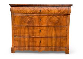 Piękna stara komoda w stylu biedermeier, 4 szuflady, używany na sprzedaż  Gryfice