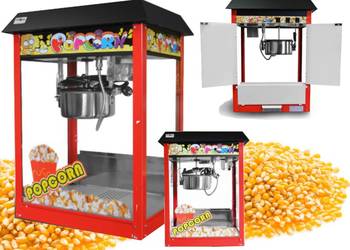 ZESTAW Maszyna do Popcornu gastronomiczna Duża Kinowa + kukurydza 1kg na sprzedaż  Zrębice