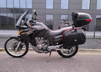 Honda Transalp 650 V 1wł. 37.000km Po Serwisie Stan Bardzo Dobry KUFRY, używany na sprzedaż  Pabianice