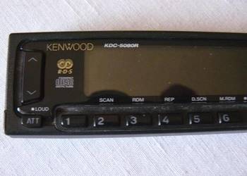 Używany, Panel radiowy radio samochodowe Kenwood na sprzedaż  Nowa Sól