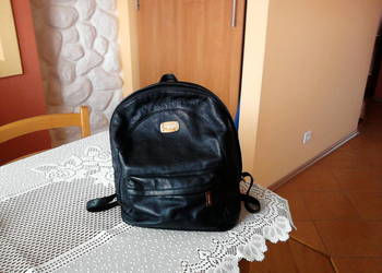 Oryginalny czarny skórzany plecak Michael Kors !!! na sprzedaż  Sosnowiec