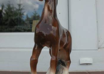Używany, porcelanowa figurka koń Sitzendorf na sprzedaż  Gorzów Wielkopolski