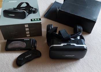 Używany, Okulary gogle 3D VR 360 Shinecon + pilot na sprzedaż  Krosno