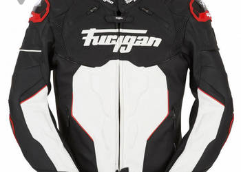 SPORTOWA KURTKA SKÓRZANA WHITE BLACK RED /M/L/XL na sprzedaż  Mrągowo