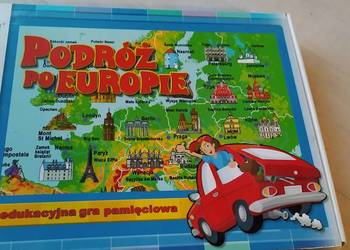 podróż po europie edukacyjna gra planszowa na sprzedaż  Poznań