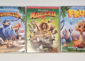Bajki Filmy dla Dzieci DVD - Madagaskar2, Zambezia, Fru! na sprzedaż  Sosnowiec