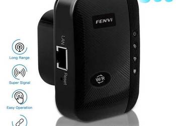 FENVI 300Mbps Repeater Wzmacniacz sygnału WiFi Router 802.11N na sprzedaż  Grzywna