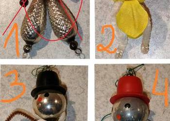 Bombki na choinkę, pajacyki , zawieszki choinkowe lata PRL na sprzedaż  Bielsko-Biała