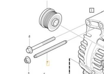 VOLVO C30 V40 S40 V50 S60 V60 S80 V70 szpilka alternatora u…, używany na sprzedaż  Bielany Wrocławskie