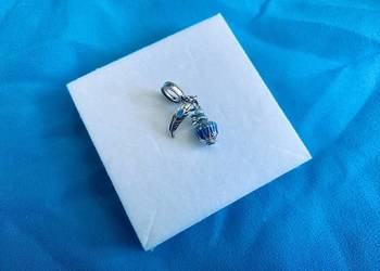 nowa stylizowana na retro zawieszka charms beads zestaw pisarski srebro 925 na sprzedaż  Gdynia