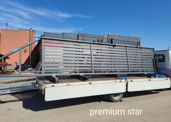 Brama przesuwna palisada 6mx1,42m PREM. STAR, ocynk+RAL, 4M, 5M, 6,7M, 7,5M na sprzedaż  Opole