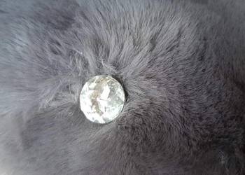 Używany, Dywan Diamond Premium z kryształkami Glamour ciemno- szary 120x170 na sprzedaż  Golkowice