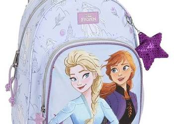 Używany, Plecak 34cm Walizka na Kółkach Kraina Lodu Elsa Anna Frozen na sprzedaż  Mogilany