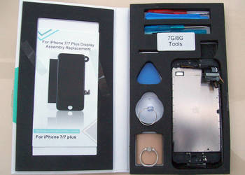 iPhone 7 i 7 Plus wyświetlacz LCD Global Golden zestaw napra, używany na sprzedaż  Malanów