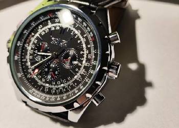 Zegarek męski mechaniczny chronograf, data, 24H na sprzedaż  Lesznowola