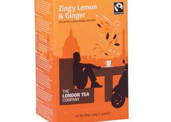 Używany, Herbata ZINGY LEMON &amp; GINGER LONDON TEA Java Coffee na sprzedaż  Warszawa