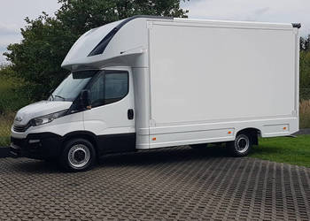 Używany, Iveco Daily KONTENER NISKOPODŁOGOWY 4,31x2,23x2,42 SKLEP KAMPER KLIMA FOOD… na sprzedaż  Poręba