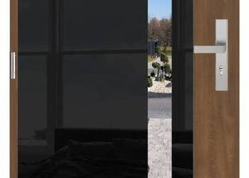 Drzwi wejściowe GADOT 72mmSI-CP GLASSXL PREMIUM lustro weneckie ORZECH 90 L na sprzedaż  Ciemniewo