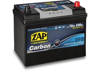 Akumulator 70Ah 630A ZAP CARBON EFB START&amp;STOP  Japan P+ na sprzedaż  Wałbrzych