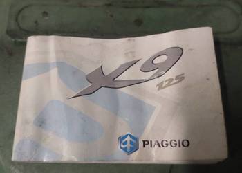 Piaggio x9 125 książeczka servisowa na sprzedaż  Dębica