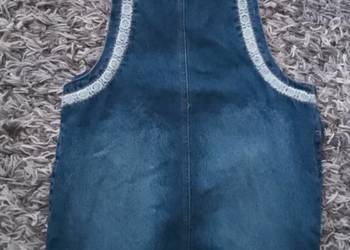 Używany, Spódnica sukienka jeansowa ogrodniczka na sprzedaż  Chrzanów