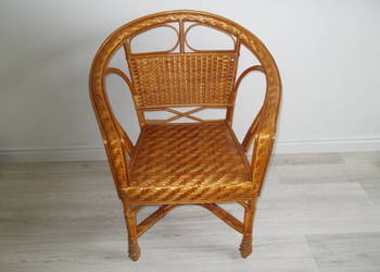 Używany, Krzesło - fotel - wiklinowe na sprzedaż  Warszawa
