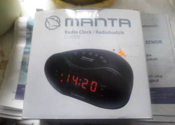Radiobudzik Cyfrowy AM/FM Manta CLK009 Komplet na sprzedaż  Warszawa