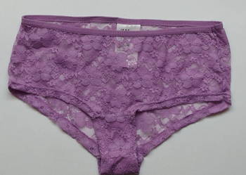 fioletowe koronkowe majtki figi H&amp;m koronka xs 34 na sprzedaż  Toruń