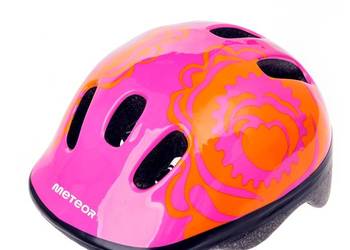 Kask rowerowy Meteor MV6-2 S 48-52 cm Big Flower. XS 44-48cm. 210g, używany na sprzedaż  Ostrowiec Świętokrzyski