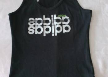 Bokserka czarna ADIDAS, top, koszulka treningowa, sportowa, rozmiar S na sprzedaż  Oborniki